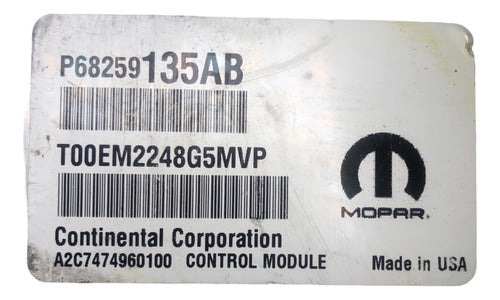 Computadora Dodge Journey 3.6l A/t 18-19 P68259135ab