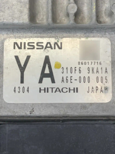 Modulo Tcm Nissan Versa 1.6l A/t 12-19 310f6 9ka1a (ya) P1