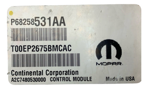 Computadora Chrysler 200 2.4l 2016 P68258531aa
