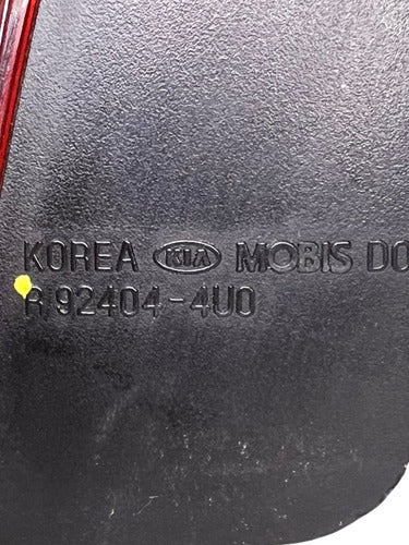 Calavera Interior Rh Kia Optima 11-13 92404-4u0 Derecho/pasajero Rojo