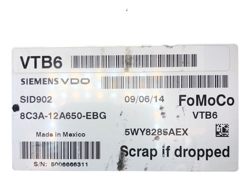 Computadora Ford F250 6.4l 09-10 Disel 8c3a-12a650-ebg
