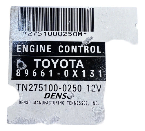 Computadora Toyota Solara 2.4l 2004 89661-0x131