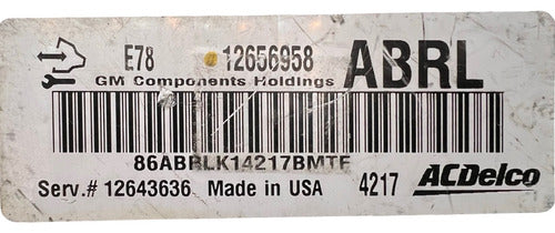 Computadora Buick Encore 12-16 1.4l A/t 12656958 (abrl)