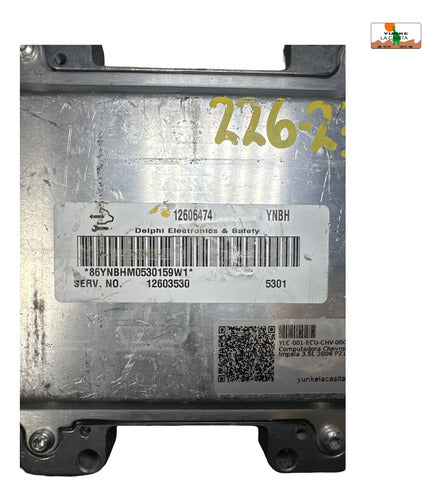 Pcm Computadora Chevrolet Impala 3.5l 2006 12606474 Ynbh P21