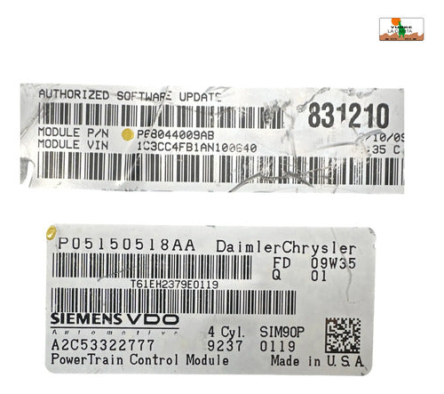 Pcm Computadora Dodge Avenger 2.4l 07-10