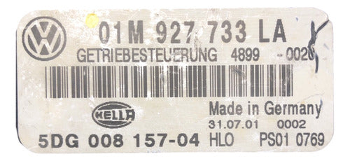 Computadora Vw Jetta 1998-1999 01m 927 733 La