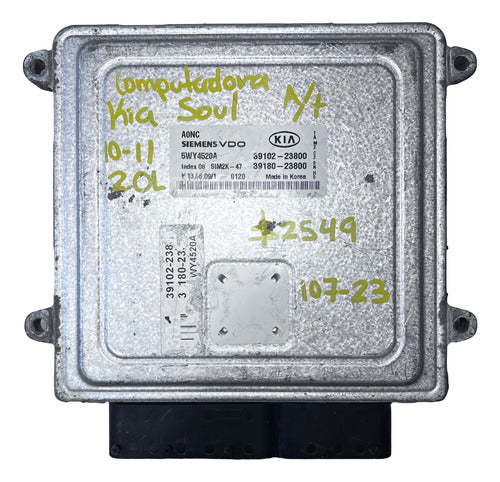 Computadora Kia Soul 2.0l A/t 2010-2011 39102-23800
