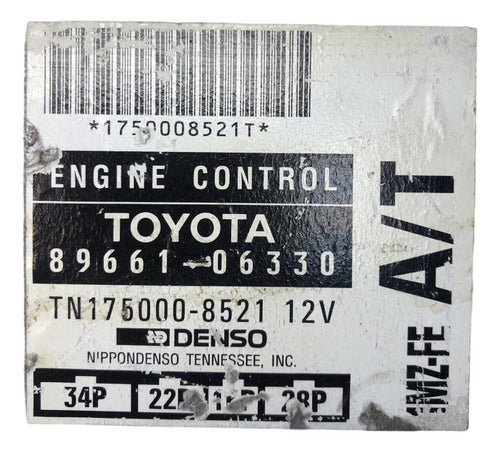 Computadora Toyota Camry 3.0l 1997 89661-06330