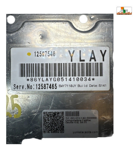 Pcm Computadora Cadillac Deville 4.6l 04-05