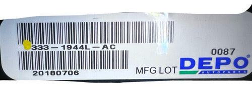 Calavera Lh Jeep Commander 06-10 333-1944l-ac Izquierdo/conductor Rojo