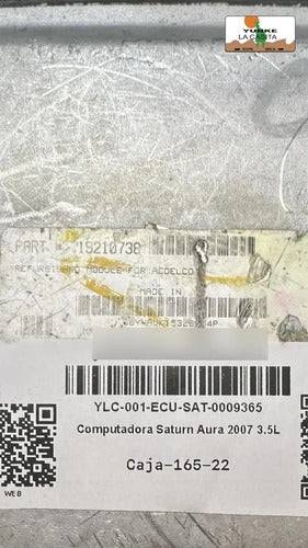 Computadora Saturn Aura 2007 3.5l 19210738