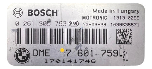 Computadora Mini Cooper Clubman 1.6l 08-10 Dme 7601759