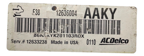 Computadora Chevrolet Suburban 5.3l 10-13 12636004 (aaky)
