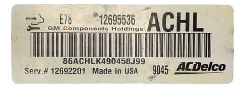 Computadora Chevrolet Sonic 1.4l A/t 17-19 12695536 (achl)
