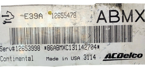 Computadora Chevrolet Traverse 3.6l A/t 2013 12655478 (abmx)