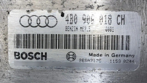Pcm Computadora Audi A4 1.8l 01-02 Turbo 4b0 906 018 Ch