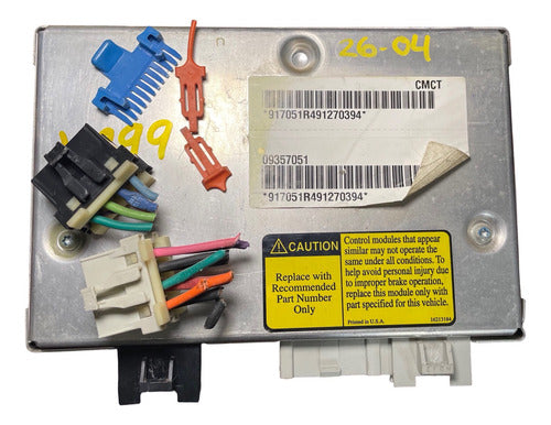 Módulo Abs Chevrolet Trans Sport 1998-1999 09357051 (cmct)