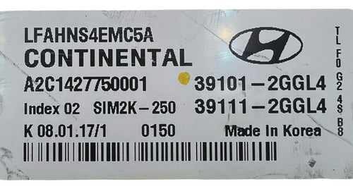 Computadora Hyundai Sonata 2.4l 15-17 39109-2ggl4