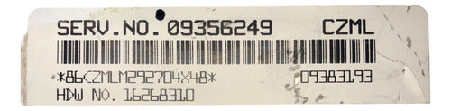 Computadora Pontiac Grand Am 2.2l 00-02 09356249 (czml)