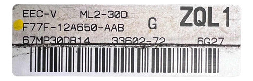 Computadora Ford Ranger 4.0l 1997 F77f-12a650-aab