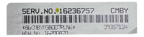 Computadora Chevrolet Malibu 99-05 16236757 (cmby)