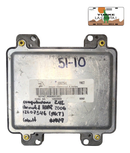 Computadora Chevrolet Hhr 2.4l 2006 12607546 (ynct)