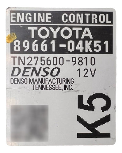 Computadora Toyota Tacoma 3.5l 16-17 89661-04k51 (k5)