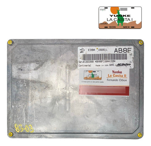 Computadora Chevrolet Malibu 2.5l 2016 12669511 (ab8f)