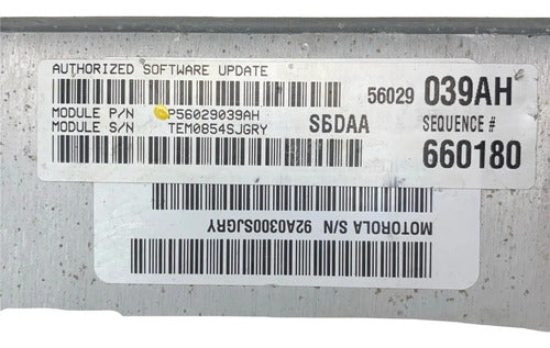 Pcm Computadora Dodge Durango 5.7l 2004 P56029039ah