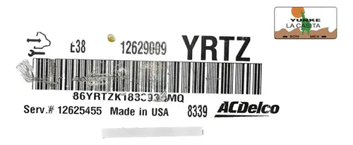 Computadora Chevrolet Impala 3.5l A/t 2009 12629009 (yrtz)