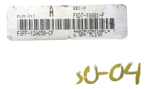 Pcm Computadora Mazda 626 2.0l 1999-00 F8ff-12a650-cf