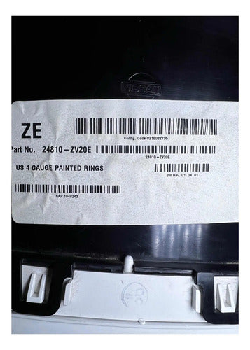 Velocimetro Cluster Nissan Titan 2009-2010 24810-zv20e Negro