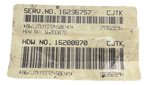 Computadora Chevrolet Malibu 99-05 16236757 (cjtk)