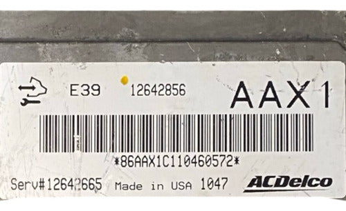 Computadora Cadillac Srx 3.0l 10-12 12642856 (aax1)