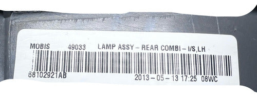 Calaveras Interiores Jeep Cherokee Latitude 14-18 68102921ab Ambos Lados Rojo