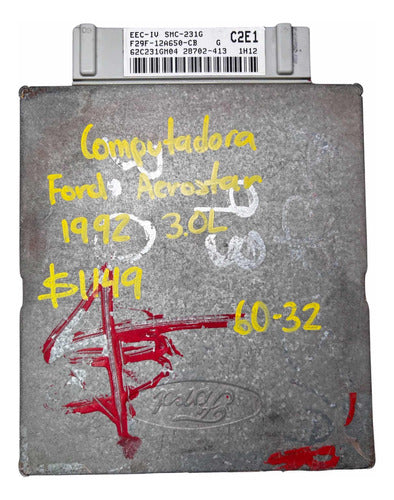 Computadora Ford Aerostar 3.0l 1992         F29f-12a650-cb