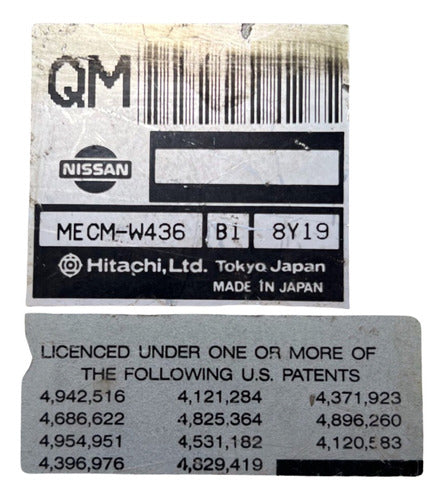 Computadora Nissan Pathfinder 3.3l 1998-2000 Mecm-w436 (qm)