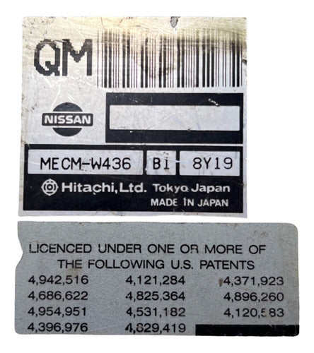 Computadora Nissan Pathfinder 3.3l 1998-2000 Mecm-w436 (qm)