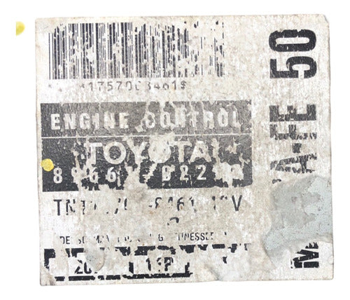 Computadora Toyota Corolla 1.6l M/t 96-97 89661-02270