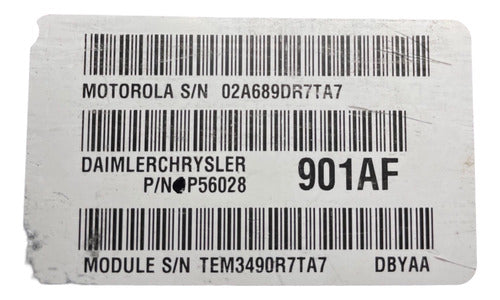 Computadora Dodge Durango 5.2l 2000 P56028901af