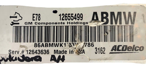 Computadora Chevrolet Cruze A/t 12-16 12655499 (abmw)