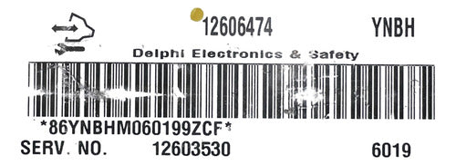 Computadora Chevrolet Monte Carlo 3.5l 06-09 12606474 (ynbh)