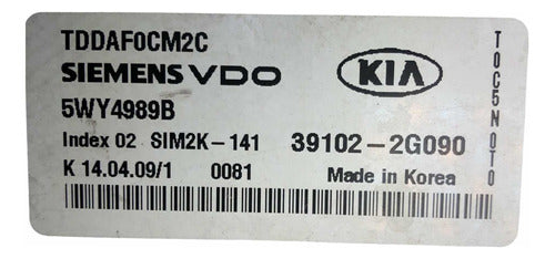 Computadora Ecm Kia Forte 2010 2.0L A/t 39102-2g090