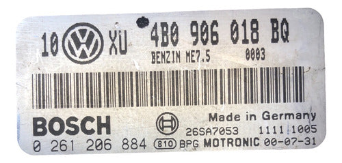 Computadora Volkswagen Passat 1.8l 99-01 4b0 906 018 Bq