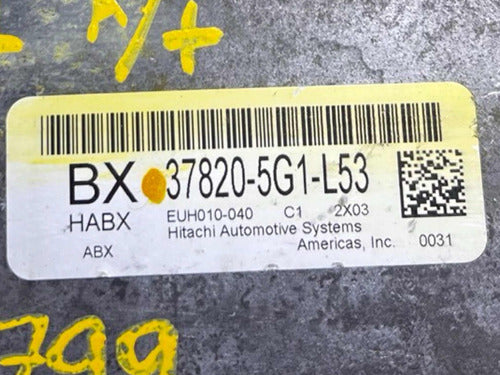 Computadora Honda Accord 3.5l A/t 2013 37820-5g1-l53 (bx)
