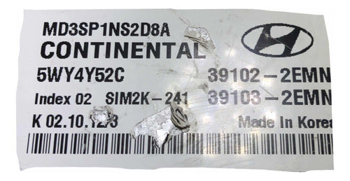 Computadora Hyundai Elantra 2011-2013 1.8l A/t 39102-2emn3
