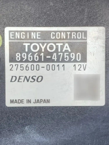 Computadora Toyota Prius 14-15 1.8 Aut 89661-47590