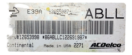 Computadora Chevrolet Camaro 3.6l 2013 12655007 (abll)