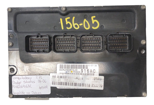 Computadora Dodge Stratus 2.7l 04-06 P04606916ac
