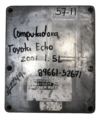 Computadora Toyota Echo 1.5l 2001 89661-52671